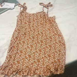 Rust orange sundress